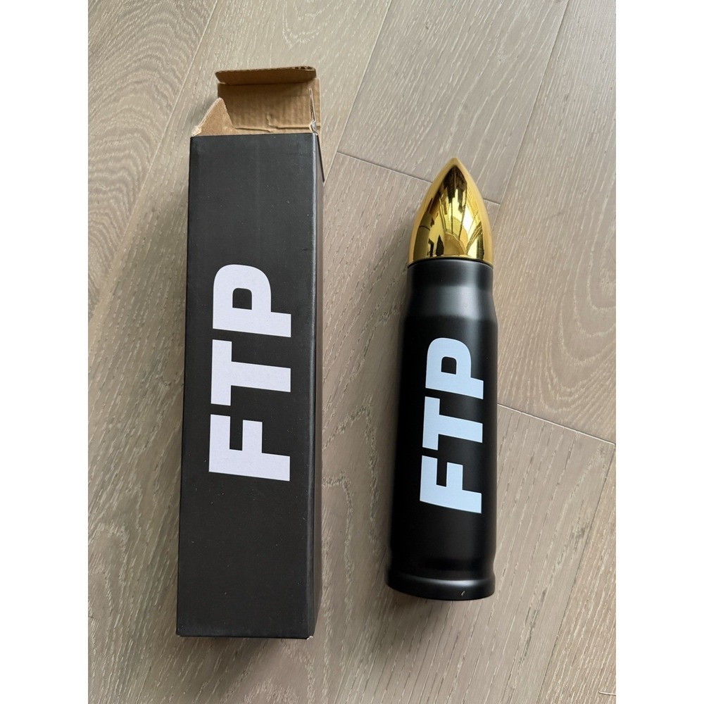 FTP Bullet Thermos Black F*ck the population BRAND NEW ❤️✅ SHIPS ASAP  RARE